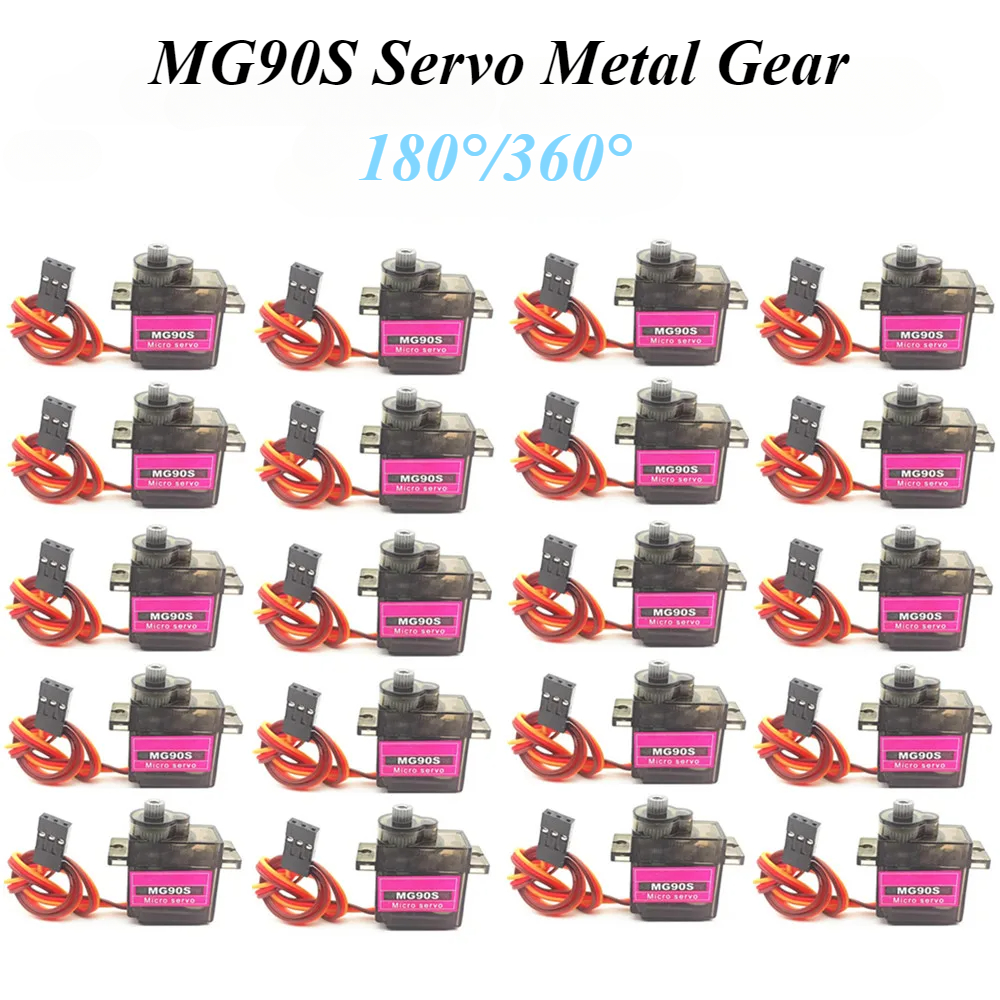 Kids Toys Remote Car - 2/4/10/20/50Pcs MG90S Servo All Metal Gear
