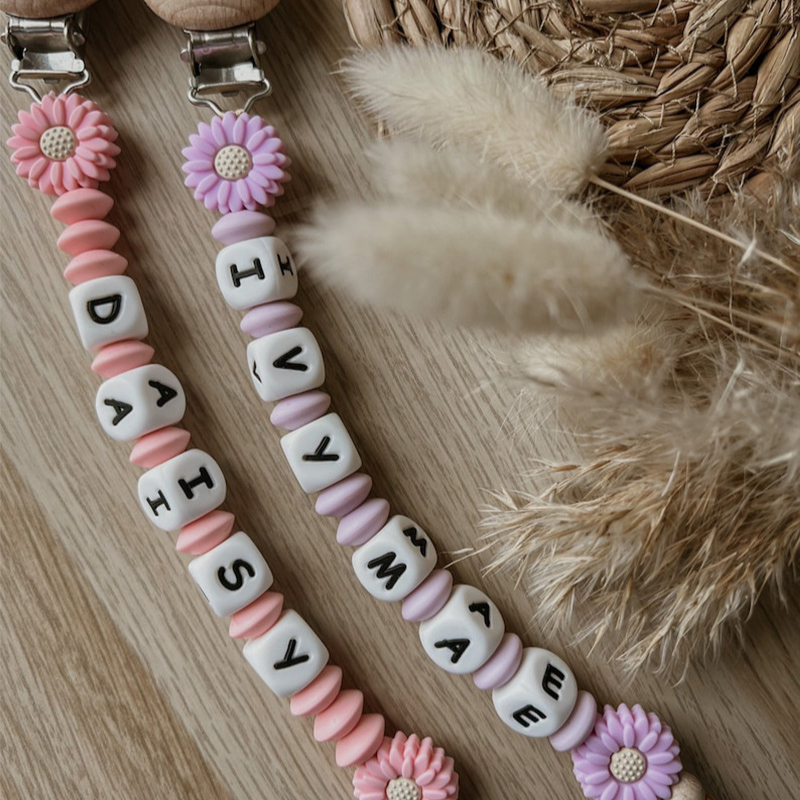 Kids Toys New Born - Baby Personalized Name Pacifier Clips Nipple