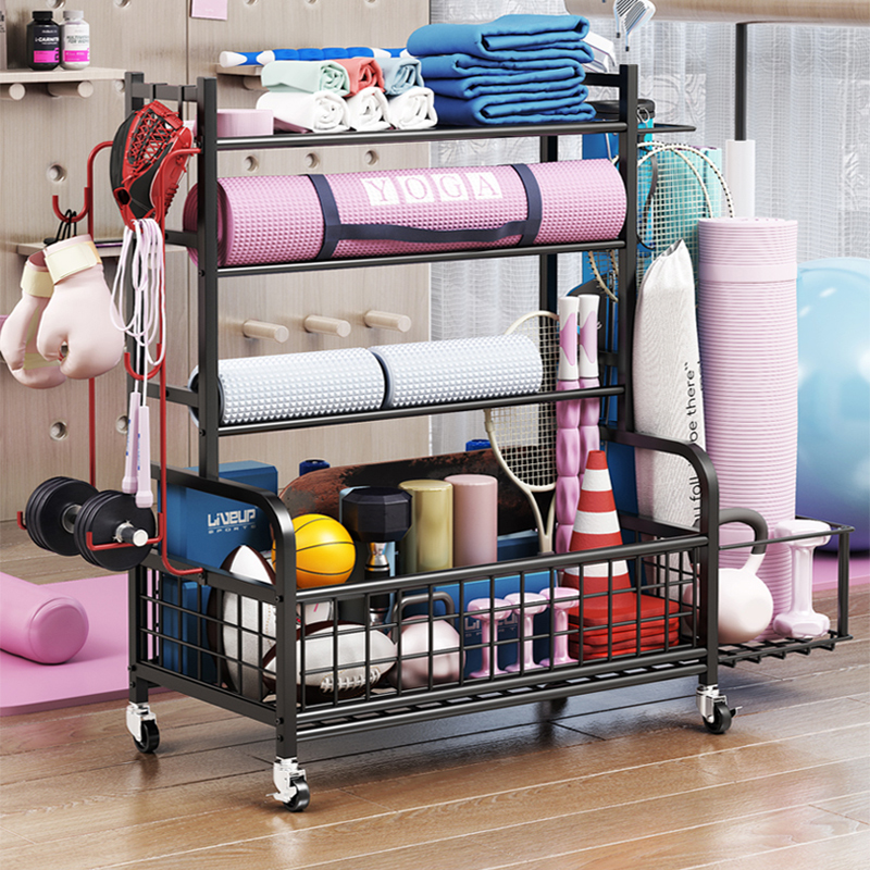 Kids Yoga Toys - Garage Sports Equipment Storage Rack Heavy