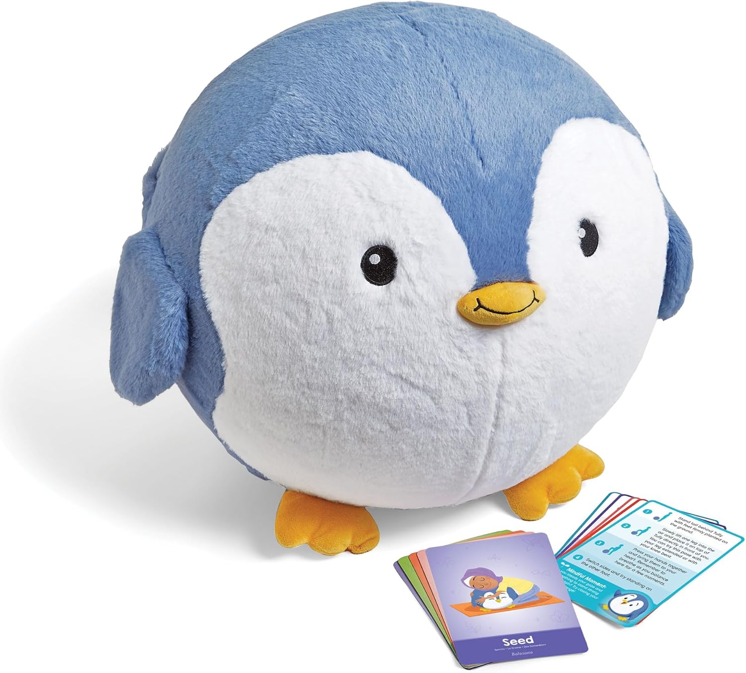 Kids Yoga Toys - Kids Yoga Ball with Plush Penguin
