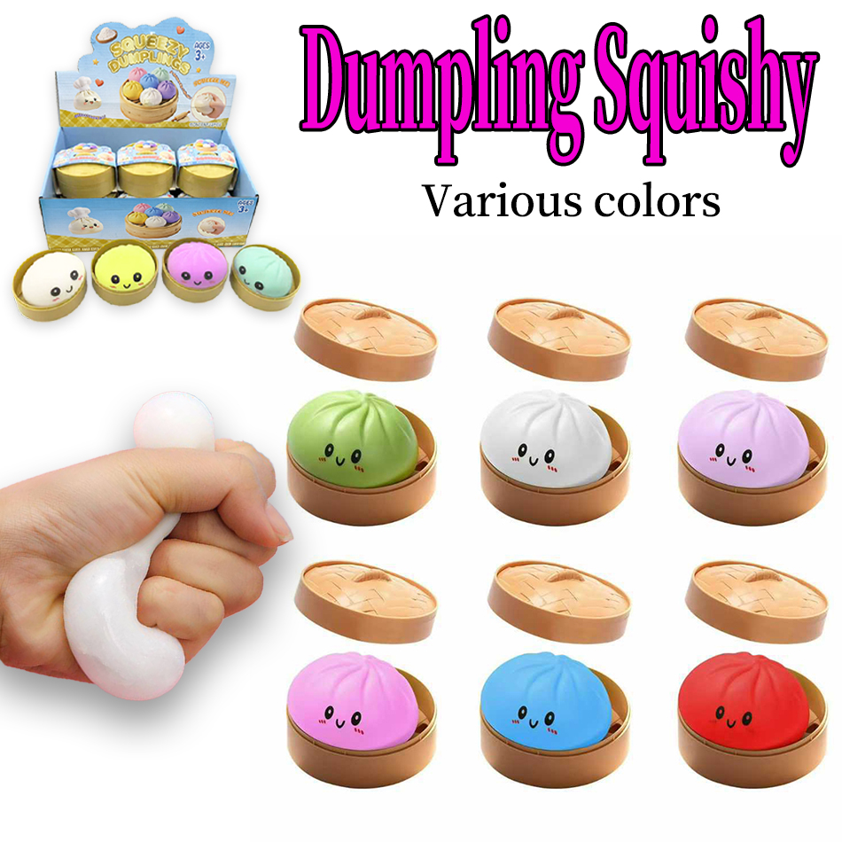 Kids Toys Kitchen - New Dumpling Squishies Blind Box Soft