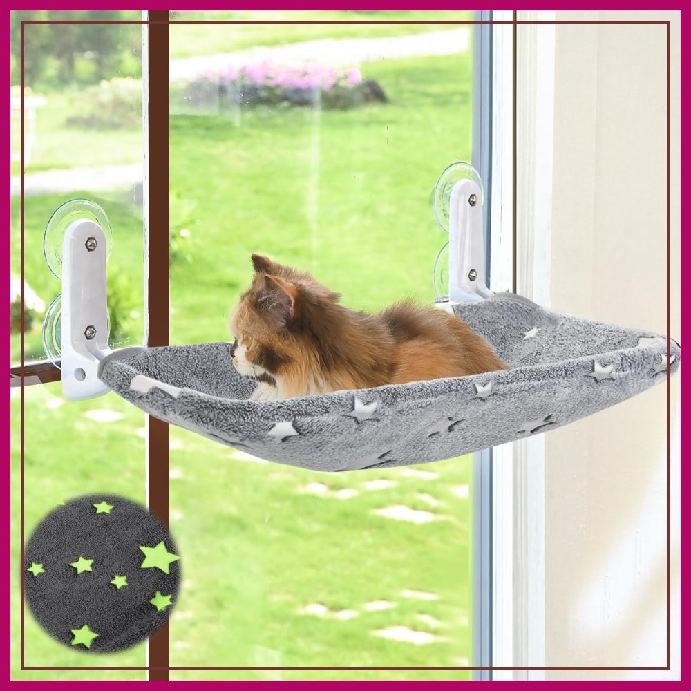 Glow In Dark Stars - Cat Window Perch, Glow in The