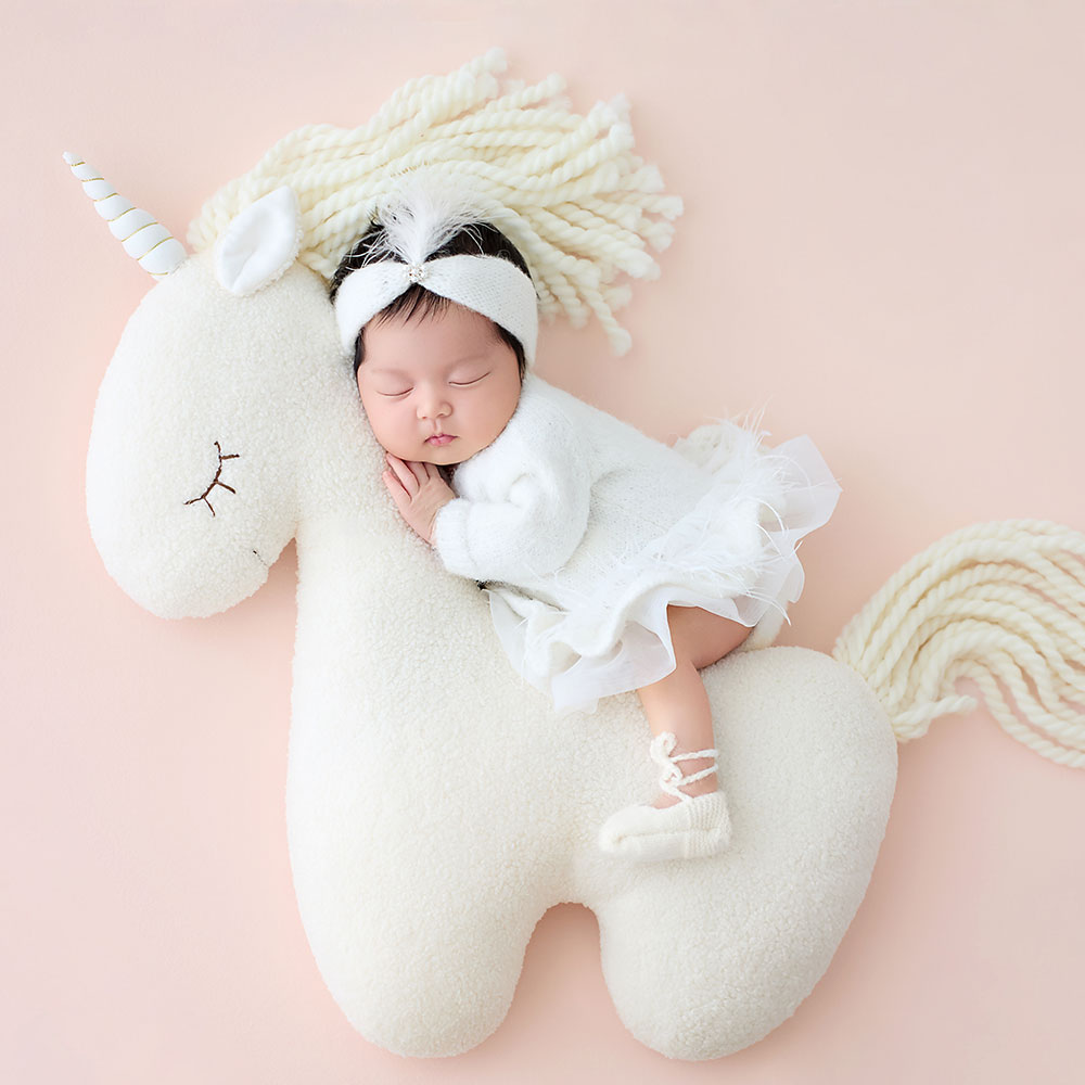 Kids Toys New Born - 0-1 Month Newborn Photography Props White