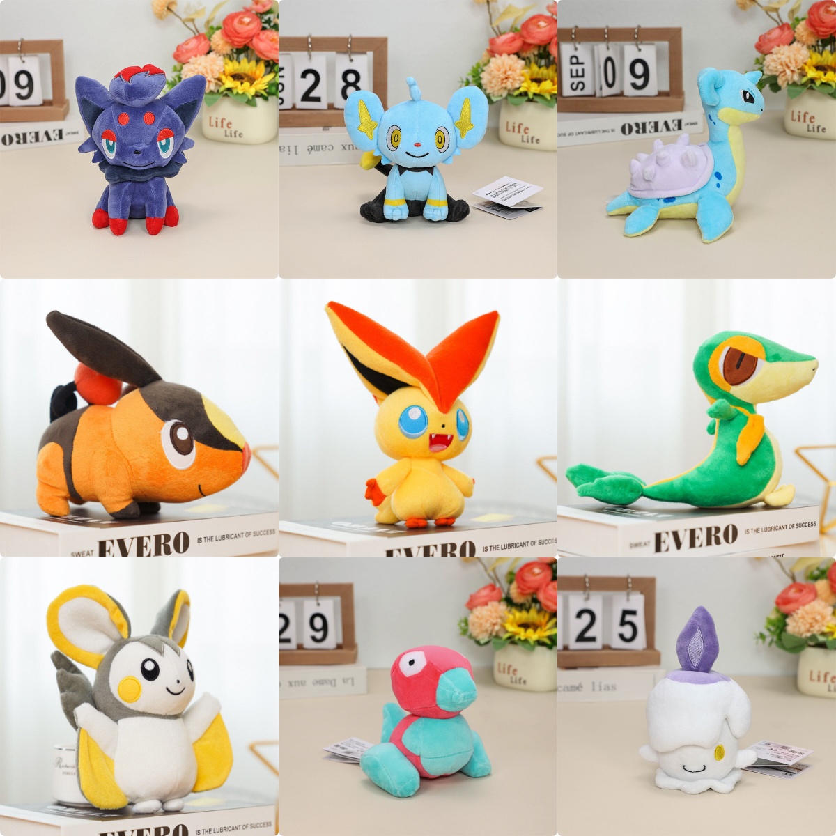 Kids Toys Doll - Pokemon Plush Dolls Zorua Shinx Lapras