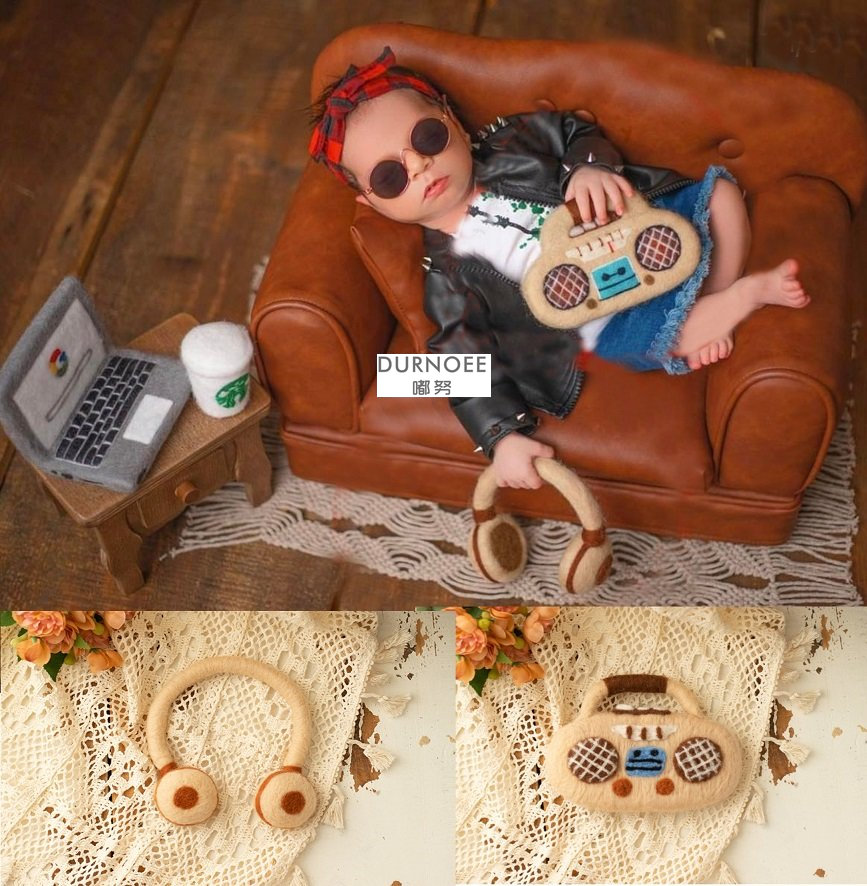 Wool Felt Doll Newborn Photogr - Kids Toys New Born recensione e prezzo