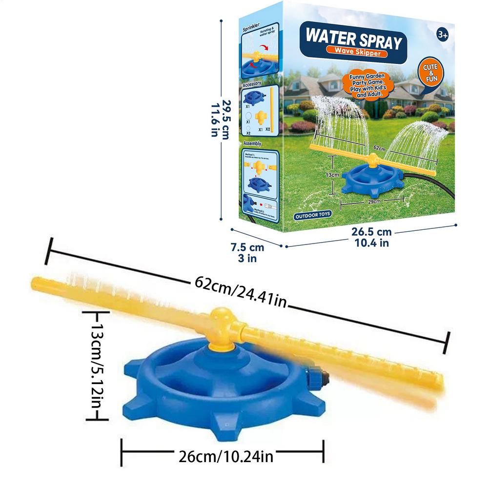 360 Degree Water Sprinkler Rot - Kids Yard Toys recensione e prezzo