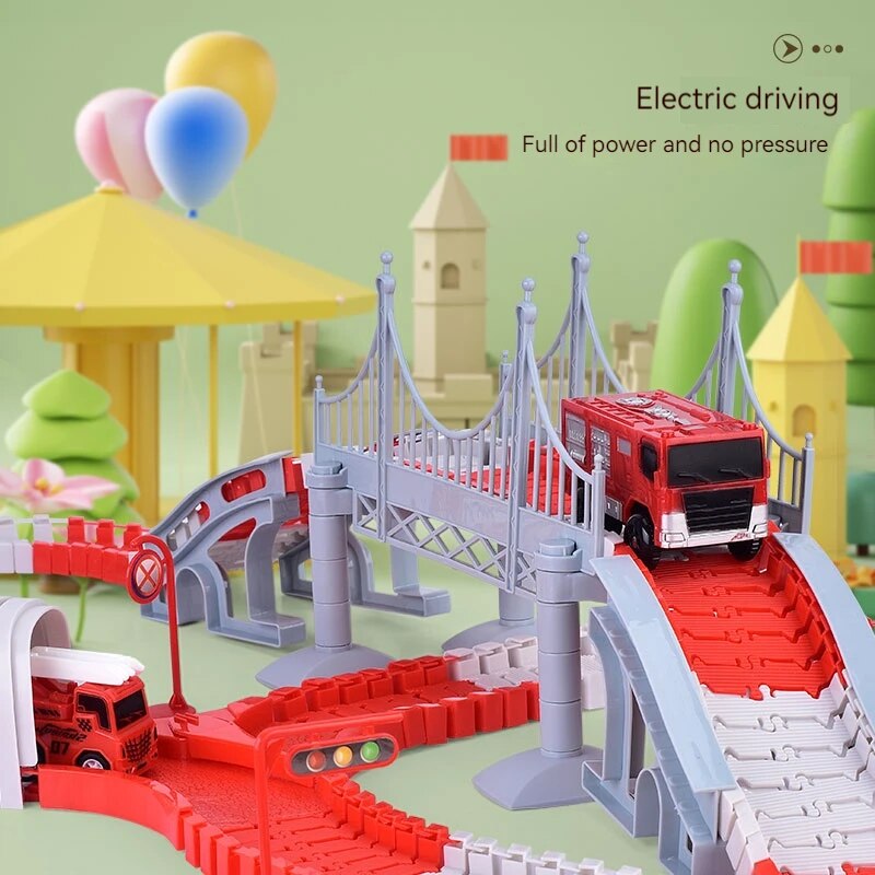 Fire Engine Track Assembling C - Toy Train Track Set recensione e prezzo