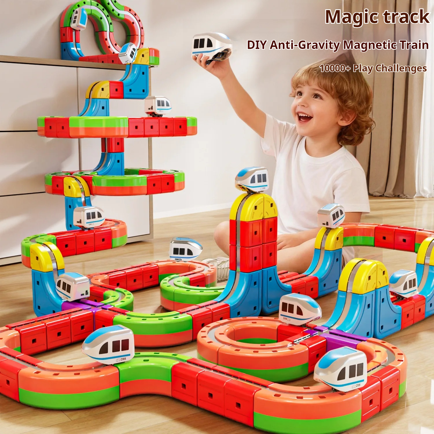 Magic Transformable Cube Magne - Toy Train Track Set recensione e prezzo