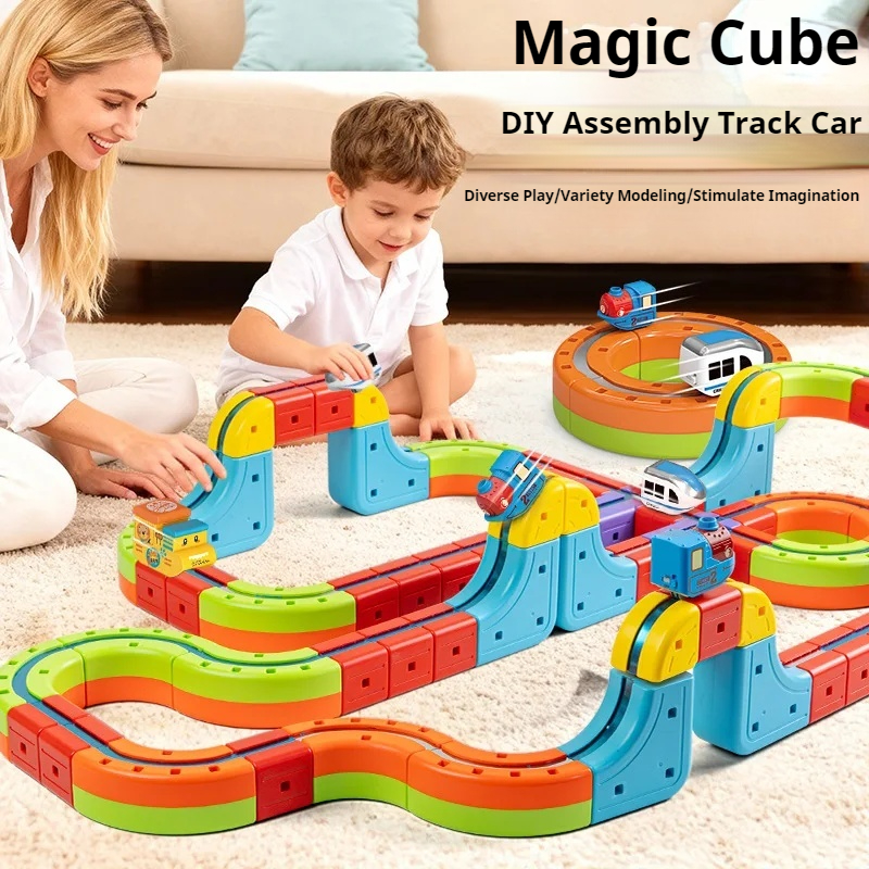 Magic Transformable Cube Magne - Toy Train Track Set recensione e prezzo