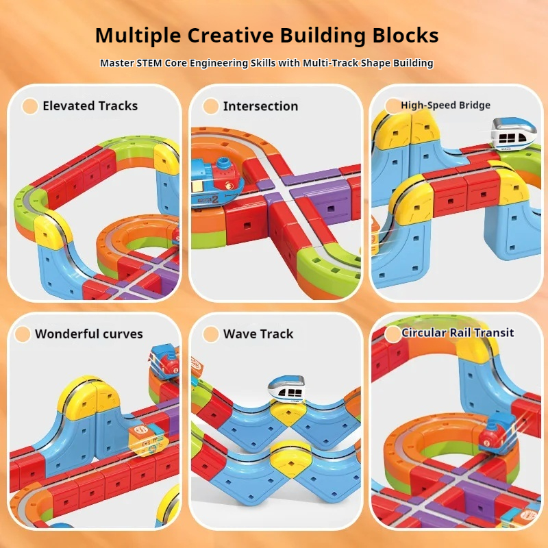 Magic Transformable Cube Magne - Toy Train Track Set recensione e prezzo