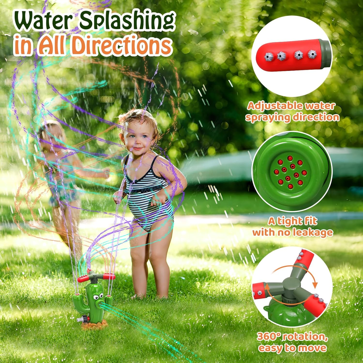 Water Spray Toy Cactus Sprinkl - Kids Yard Toys recensione e prezzo