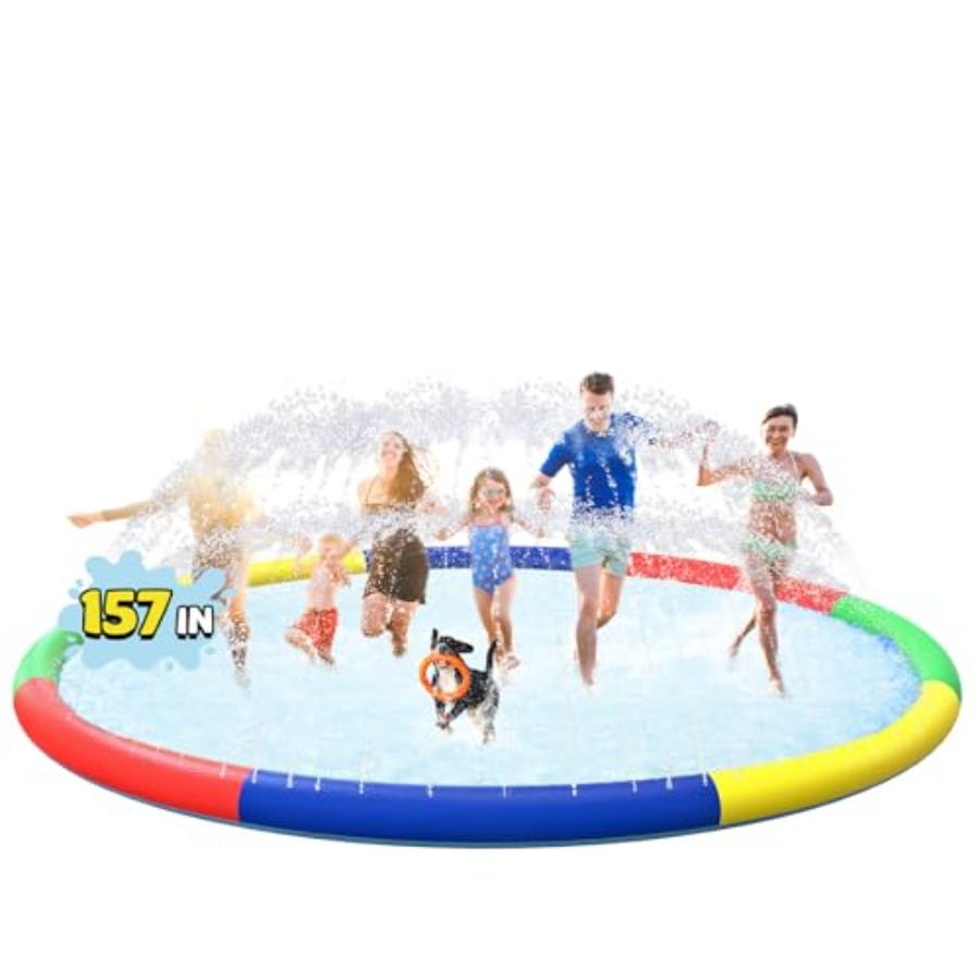 3 FT Large Splash Pad for Ages - Kids Yard Toys recensione e prezzo
