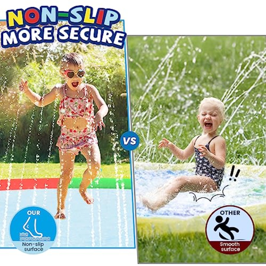 3 FT Large Splash Pad for Ages - Kids Yard Toys recensione e prezzo
