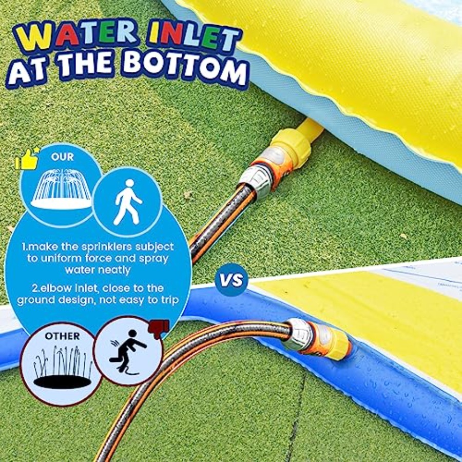 3 FT Large Splash Pad for Ages - Kids Yard Toys recensione e prezzo