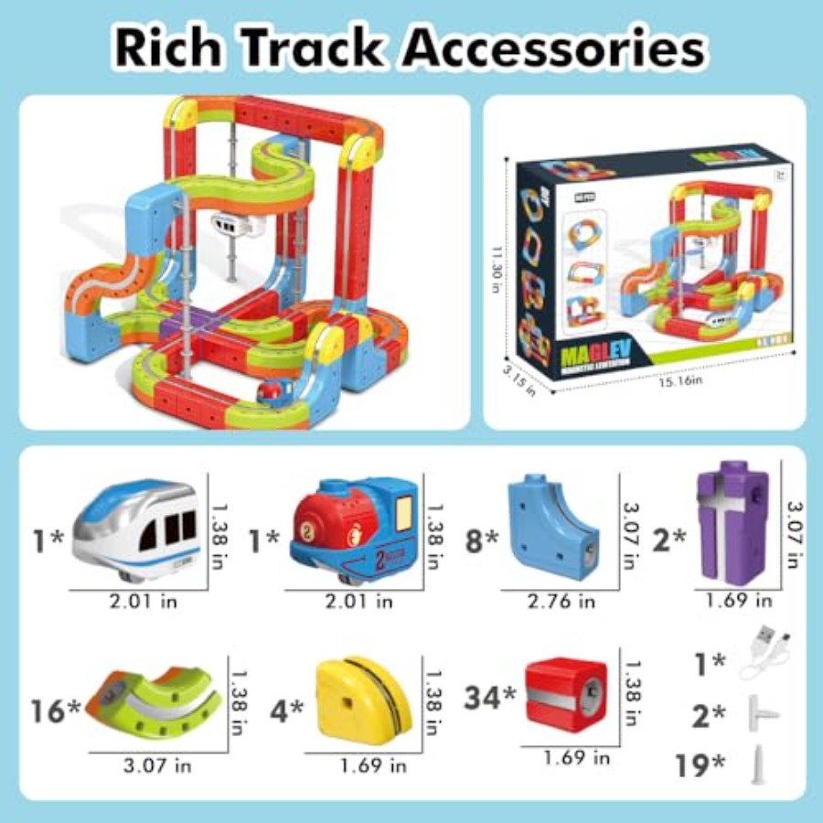 Electric Train Set for STEM Le - Toy Train Track Set recensione e prezzo