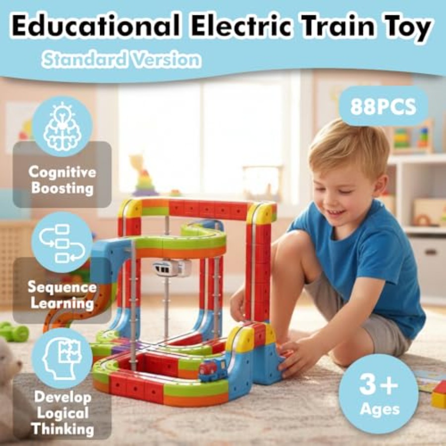 Electric Train Set for STEM Le - Toy Train Track Set recensione e prezzo