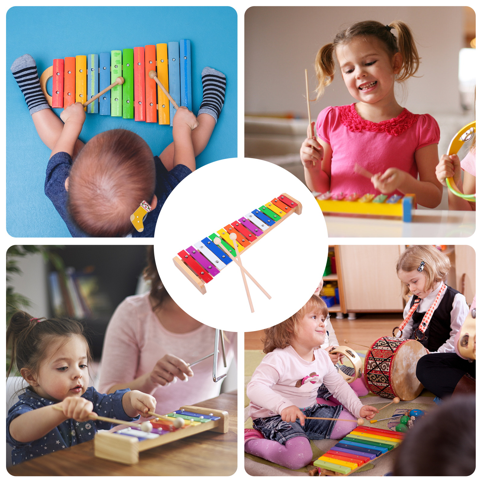 15 Keys Xylophone Aluminum Pla - Kids Toys Xylophone recensione e prezzo