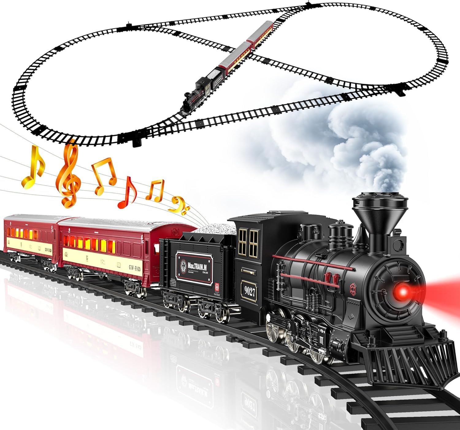 Train Set - Metal Train Toys w - Toy Train Track Set recensione e prezzo