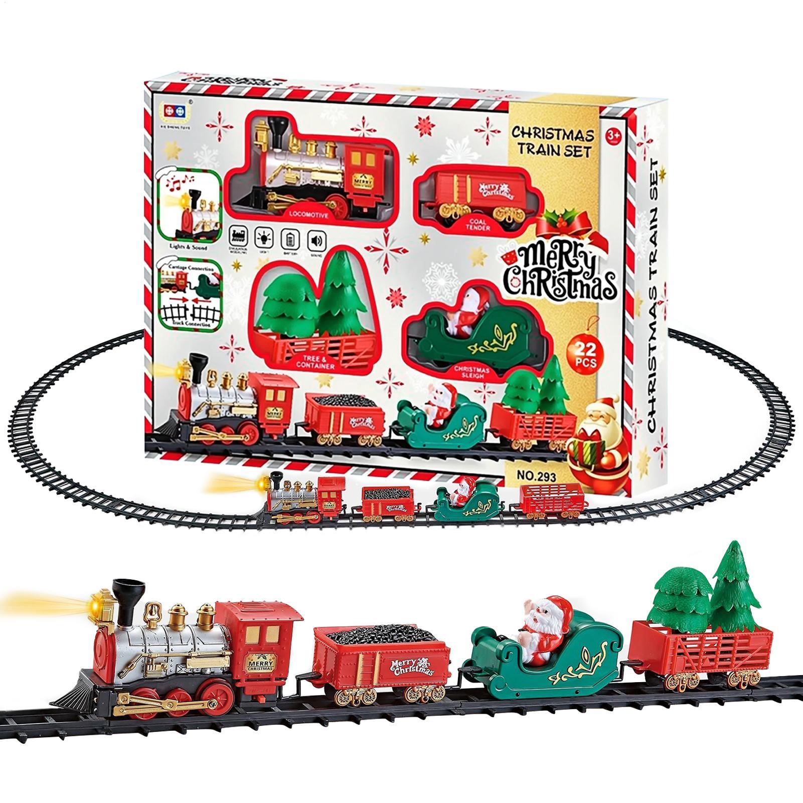Christmas Train With Light And - Toy Train Track Set recensione e prezzo