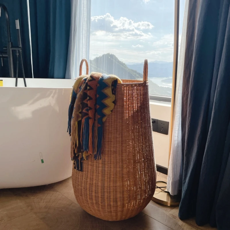 Rattan Storage Basket Large Ca - Kids Yoga Toys recensione e prezzo