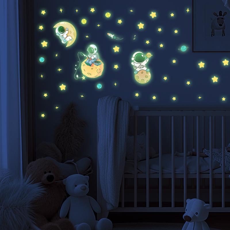 Astronaut Moon Theme Luminous  - Glow In Dark Stars recensione e prezzo