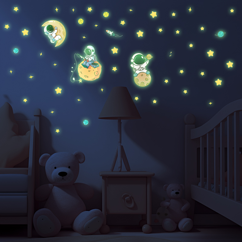Astronaut Moon Theme Luminous  - Glow In Dark Stars recensione e prezzo