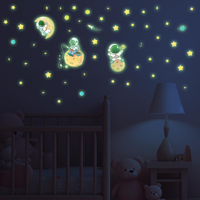 Astronaut Moon Theme Luminous  - Glow In Dark Stars recensione e prezzo