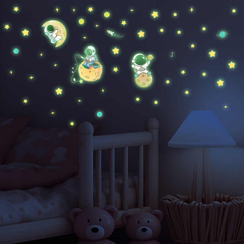 Astronaut Moon Theme Luminous  - Glow In Dark Stars recensione e prezzo