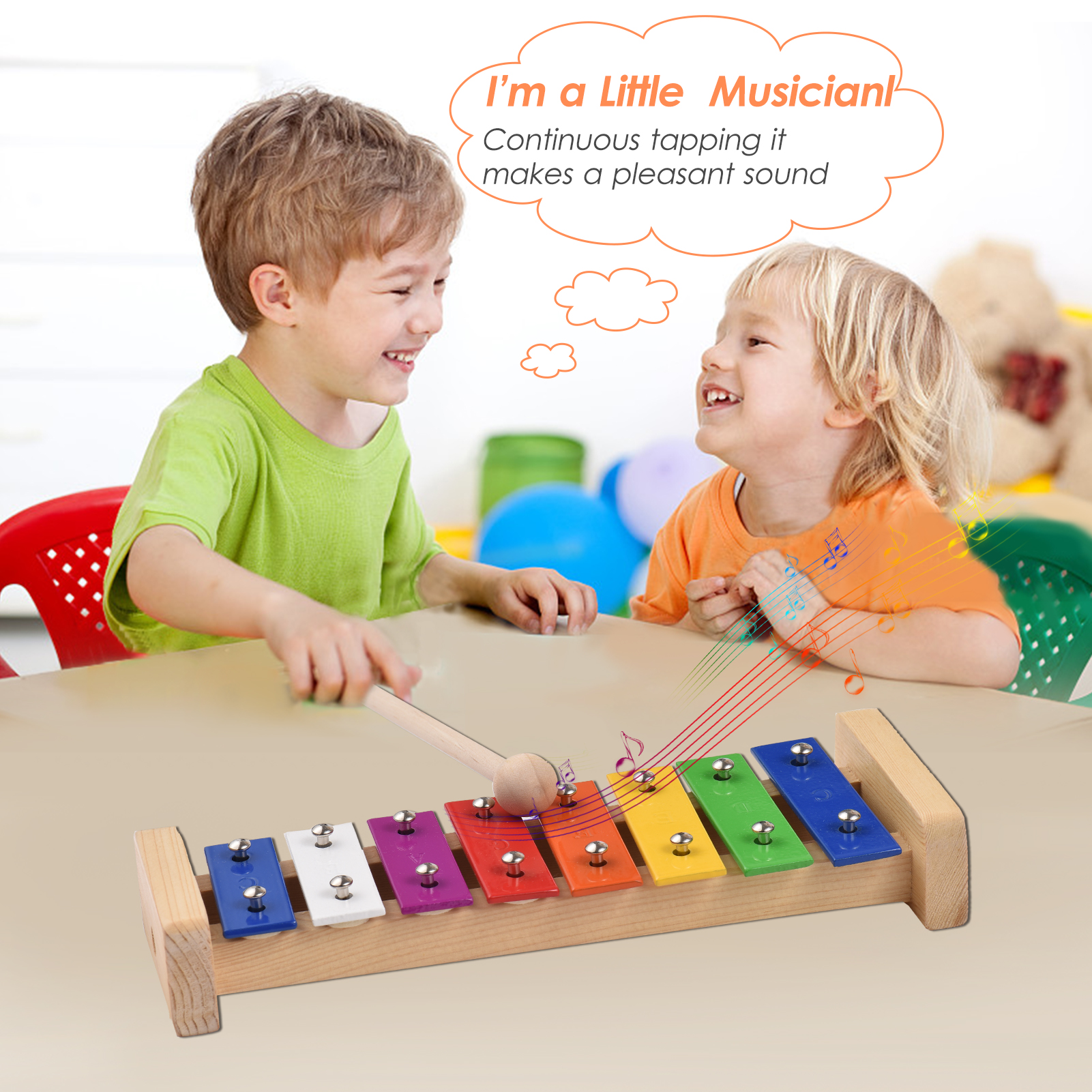 8 Keys Compact Size Xylophone  - Kids Toys Xylophone recensione e prezzo
