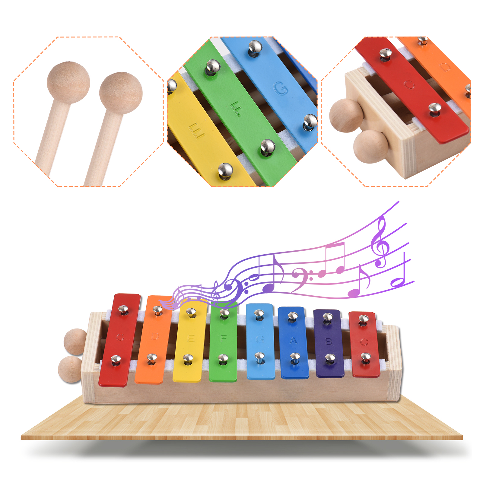 8 Keys Compact Size Xylophone  - Kids Toys Xylophone recensione e prezzo