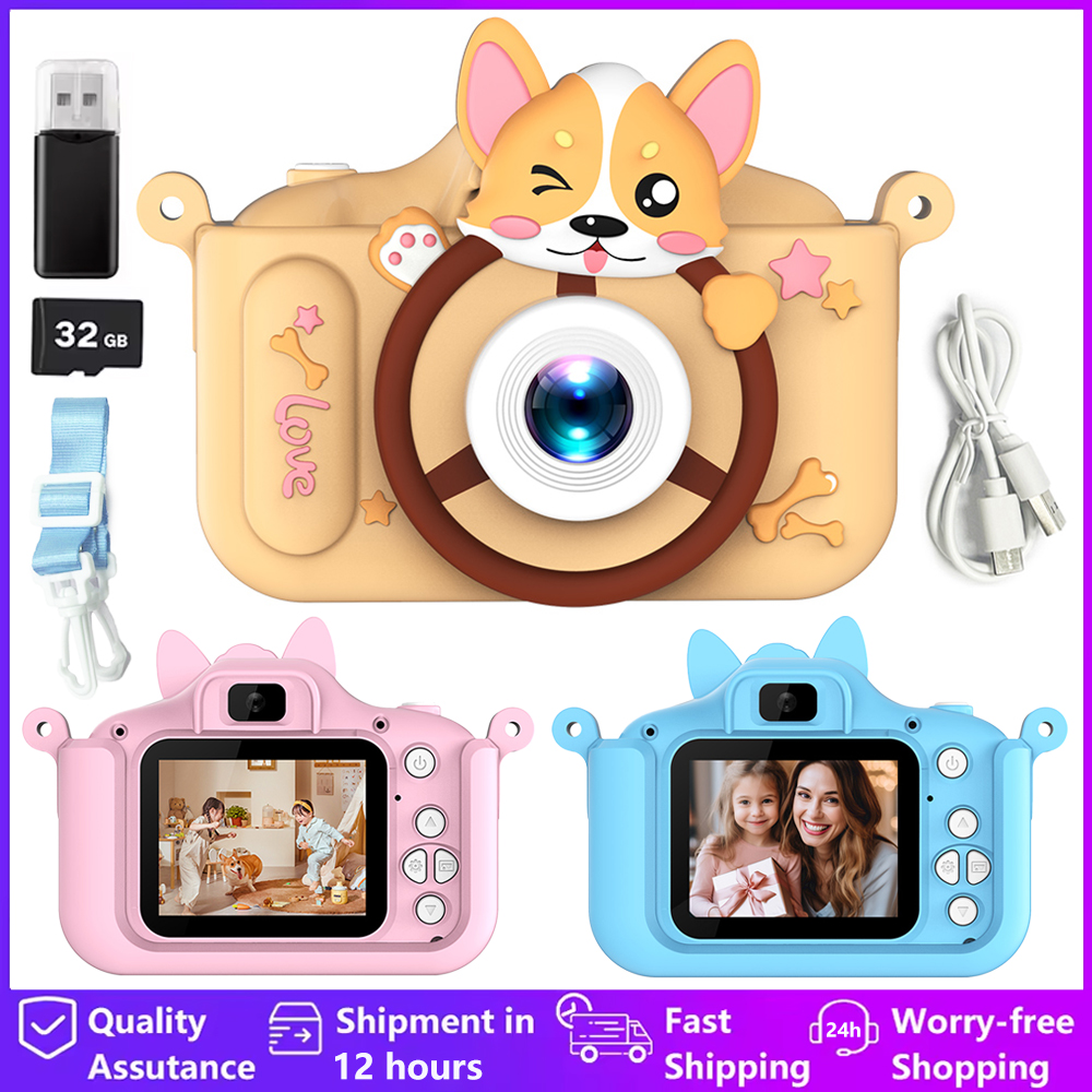 1080P HD Kids Camera Toys 2-In - Kids Toys Top View recensione e prezzo