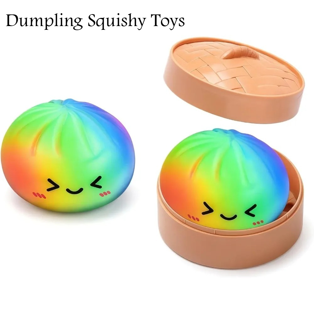 Rainbow Dumpling Squishy Toy T - Kids Toys Basket recensione e prezzo