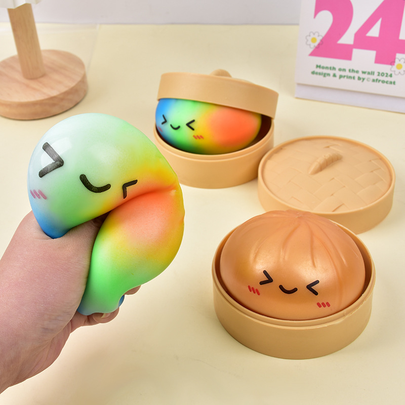 Rainbow Dumpling Squishy Toy T - Kids Toys Basket recensione e prezzo