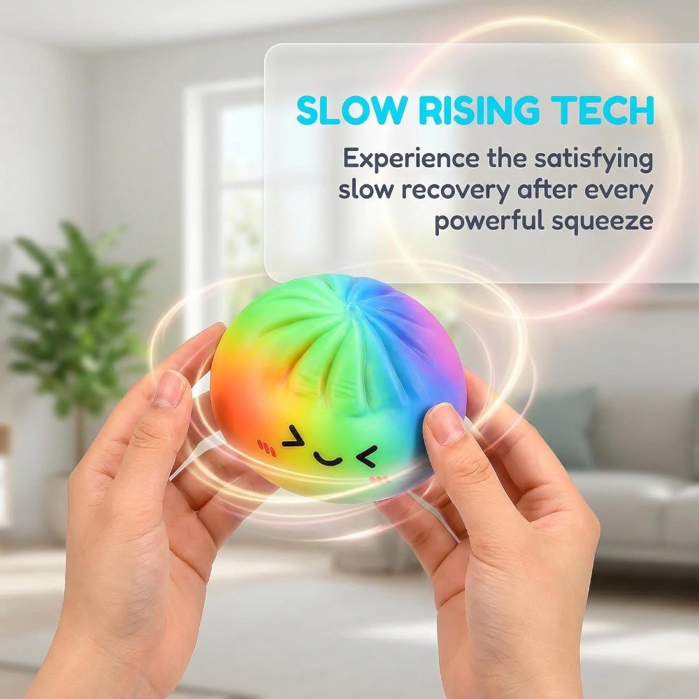 Rainbow Dumpling Squishy Toy T - Kids Toys Basket recensione e prezzo