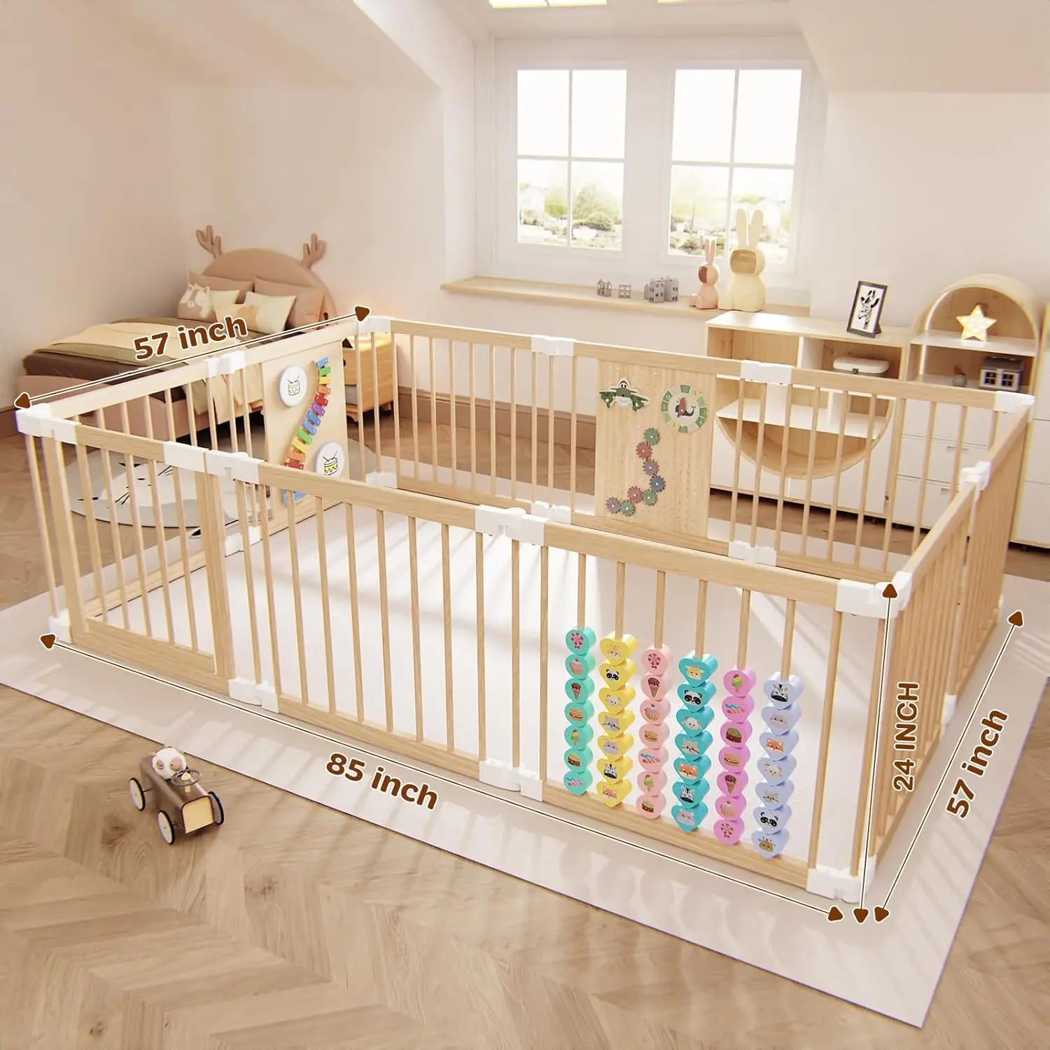 Adjustable Multi Shape Wooden  - Kids Yard Toys recensione e prezzo
