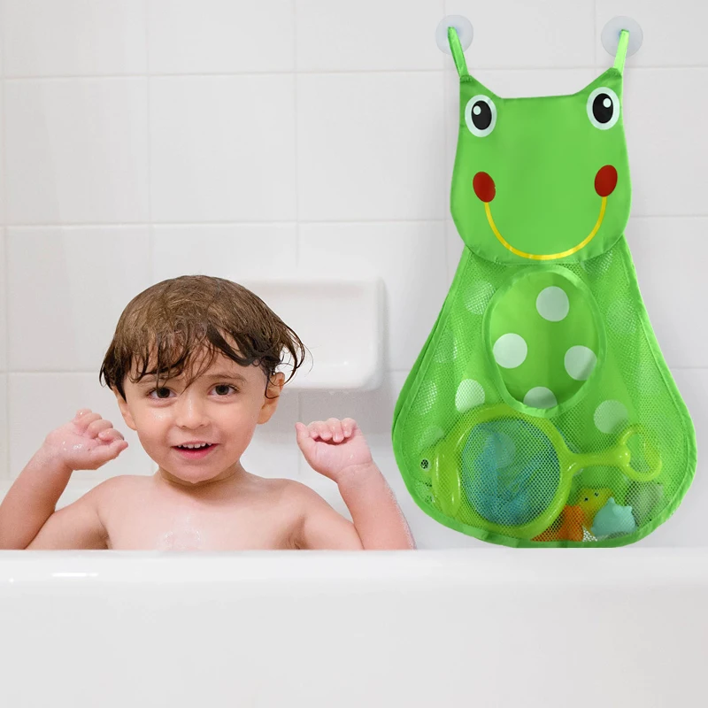 Baby Bathroom Mesh Bag Cartoon - Kids Toys Basket recensione e prezzo