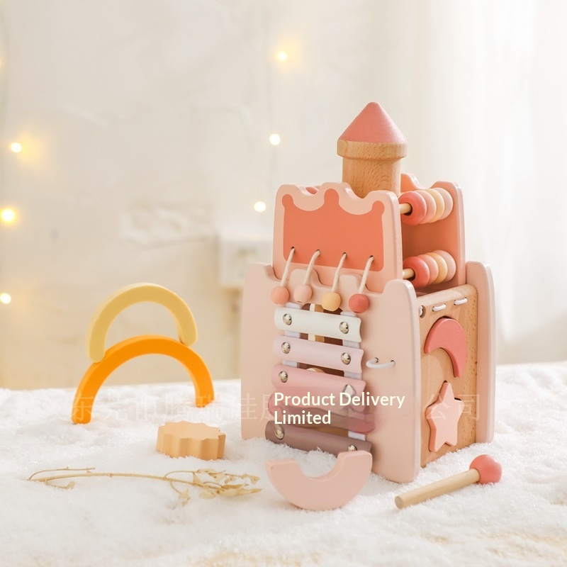 Wooden Castle 5 In 1 Activity  - Kids Toys Xylophone recensione e prezzo