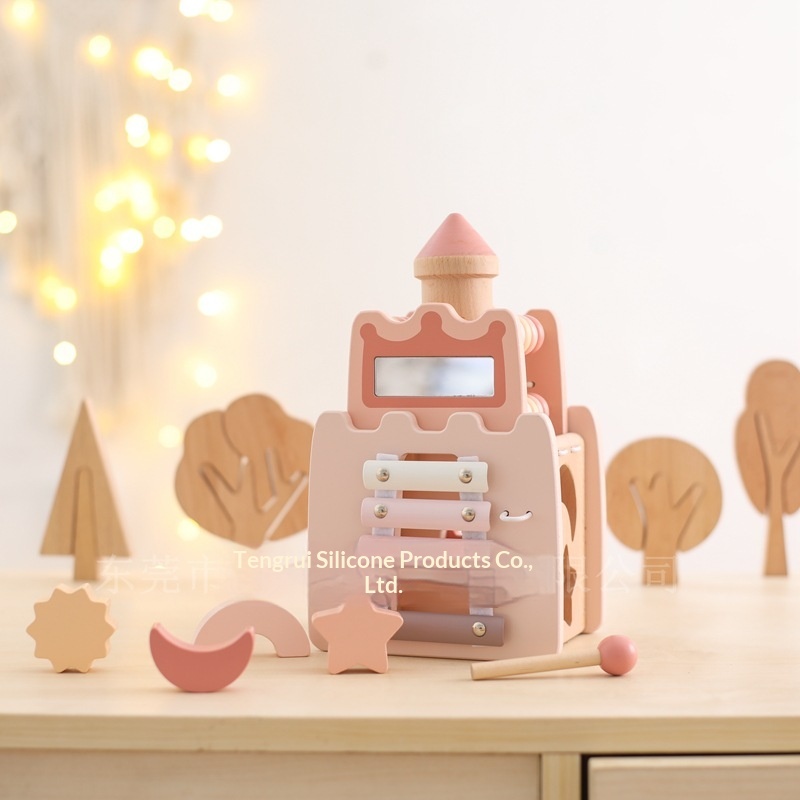 Wooden Castle 5 In 1 Activity  - Kids Toys Xylophone recensione e prezzo