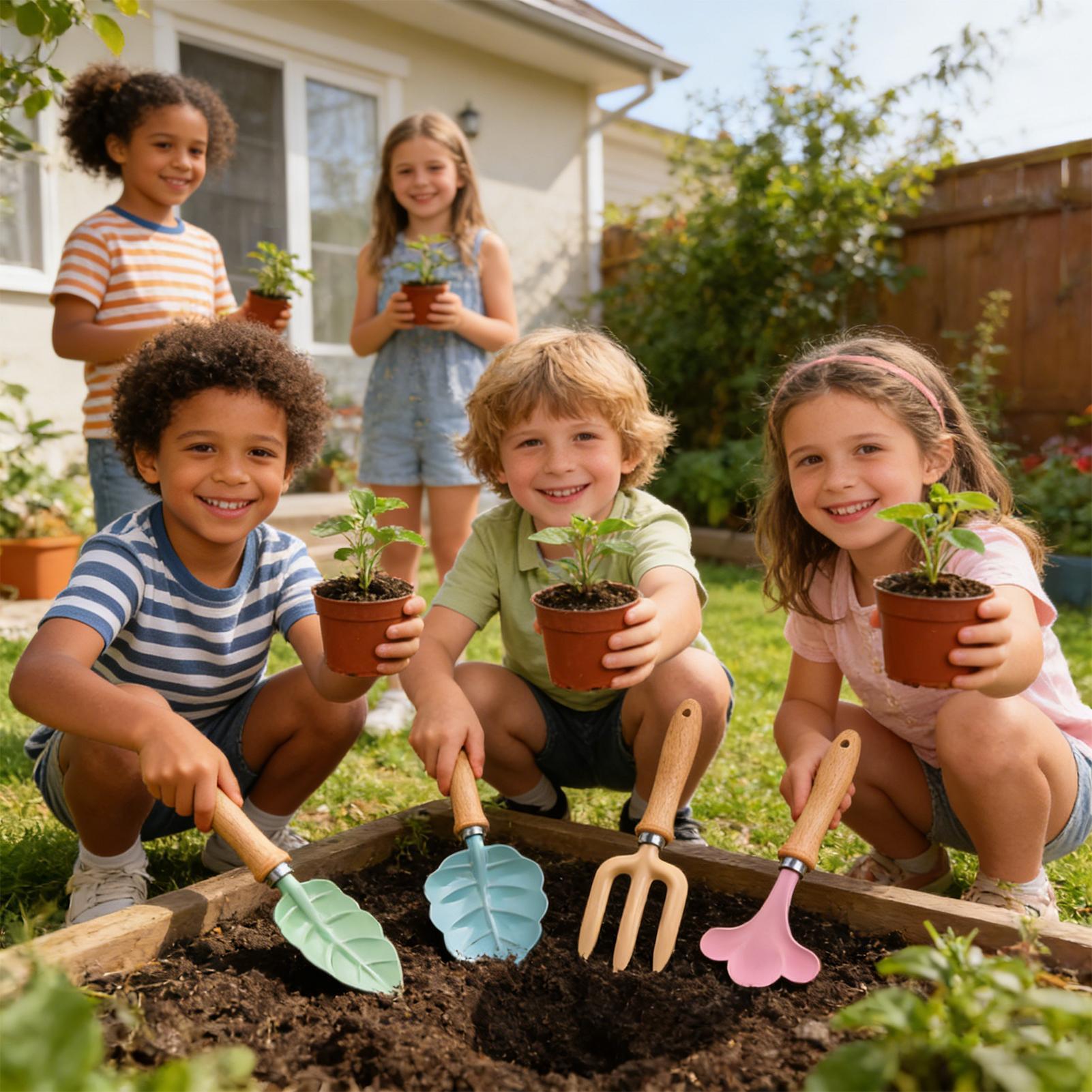 Kids Gardening Set 4 Piece Lea - Kids Yard Toys recensione e prezzo