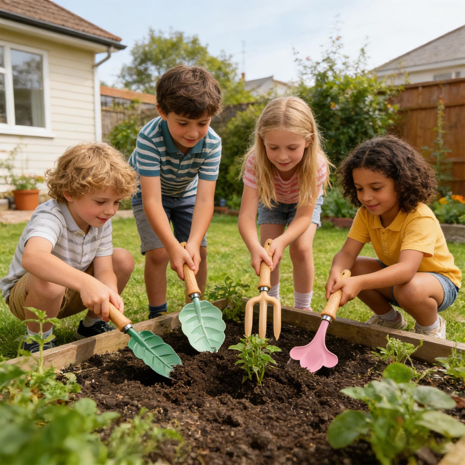 Kids Gardening Set 4 Piece Lea - Kids Yard Toys recensione e prezzo