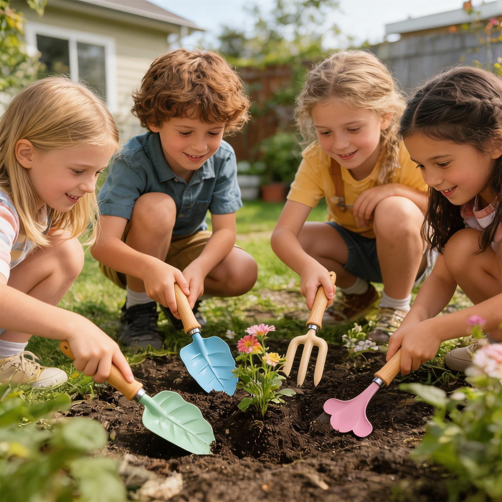 Kids Gardening Set 4 Piece Lea - Kids Yard Toys recensione e prezzo