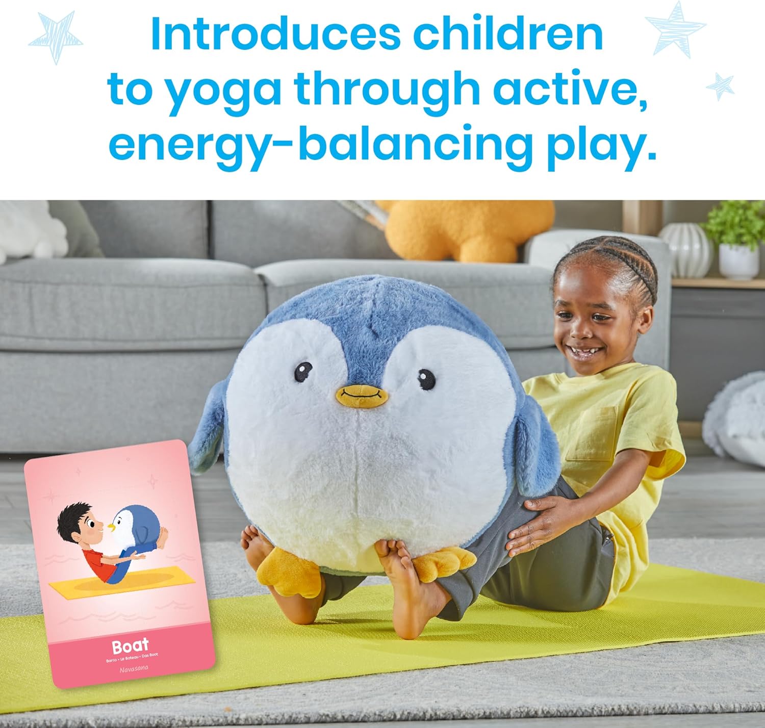Kids Yoga Ball with Plush Peng - Kids Yoga Toys recensione e prezzo