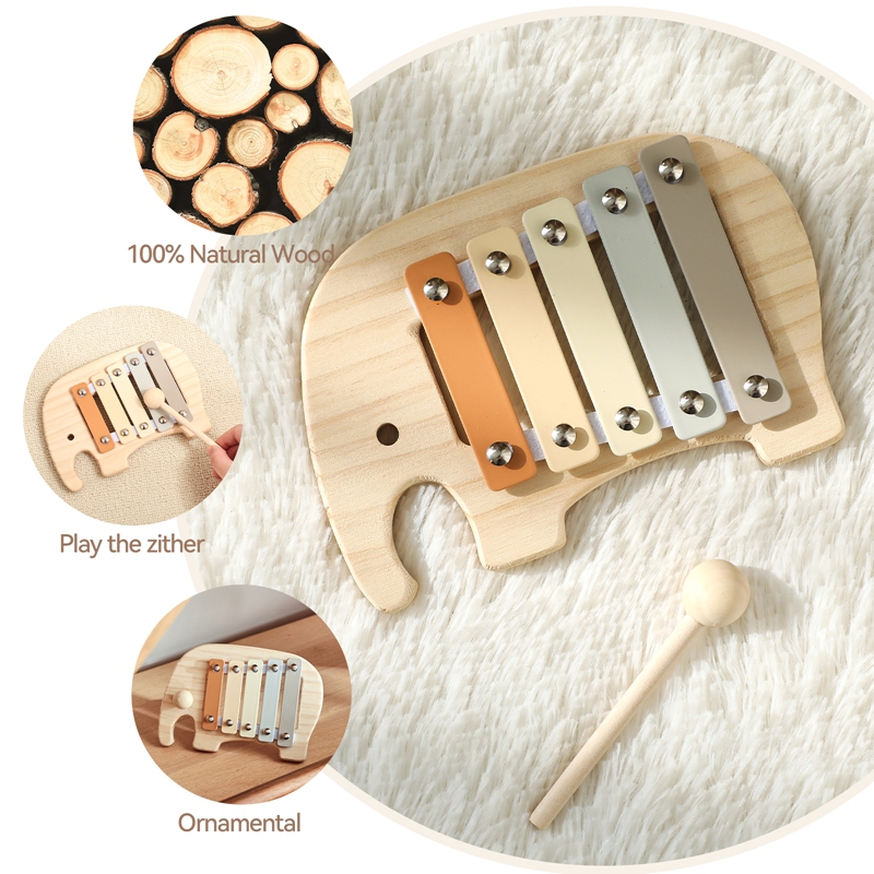 Montessori Wooden 5 Tones Mult - Kids Toys Xylophone recensione e prezzo