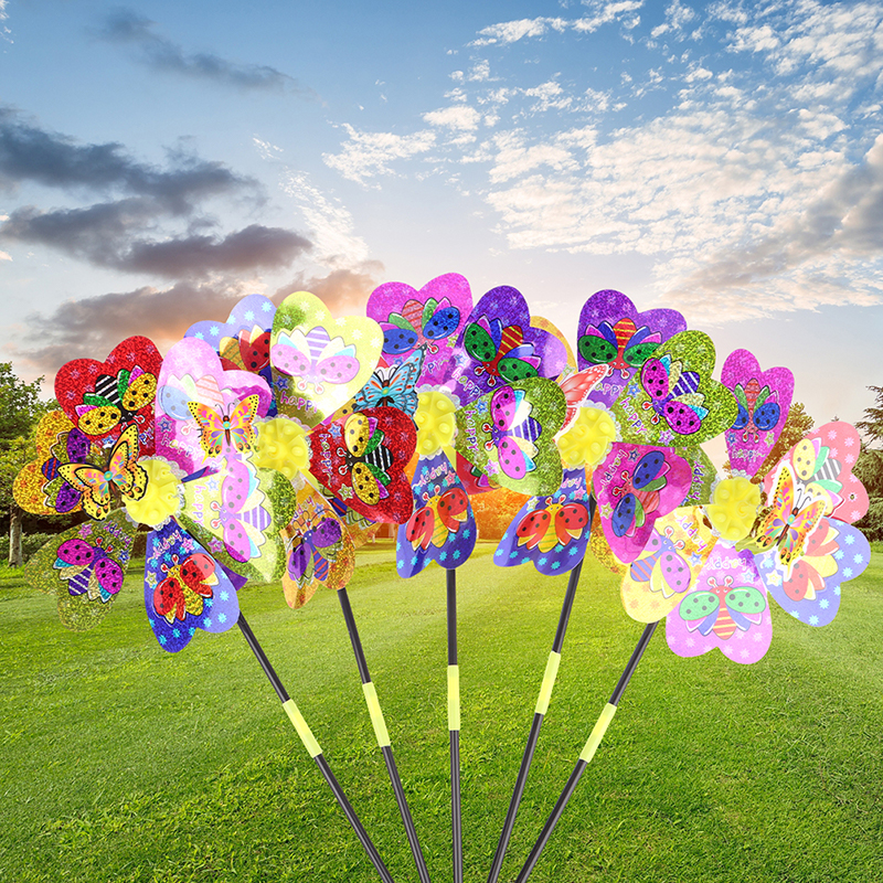 1Pc Colorful Sequin Windmill C - Kids Yard Toys recensione e prezzo