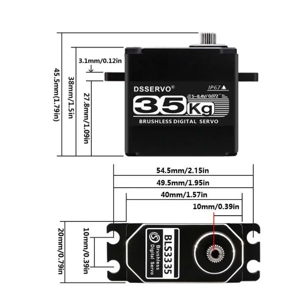 35KG BLS3335 Digital Servo Mot - Kids Toys Remote Car recensione e prezzo
