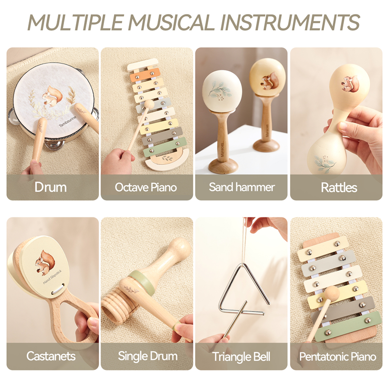 Montessori Wooden Toy Multicol - Kids Toys Xylophone recensione e prezzo