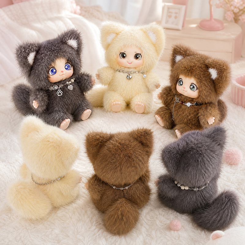 18cm New Cute Family Fox Plush - Kids Toys Doll recensione e prezzo