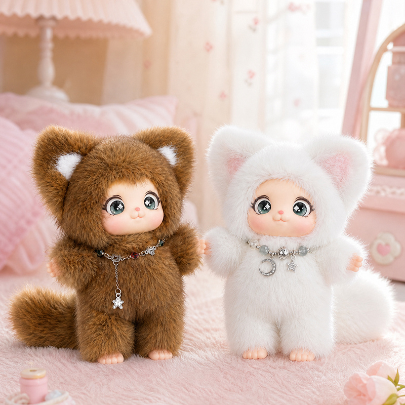 18cm New Cute Family Fox Plush - Kids Toys Doll recensione e prezzo