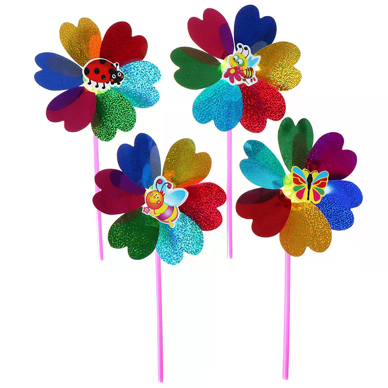 Colorful Sequins Windmill Wind - Kids Yard Toys recensione e prezzo