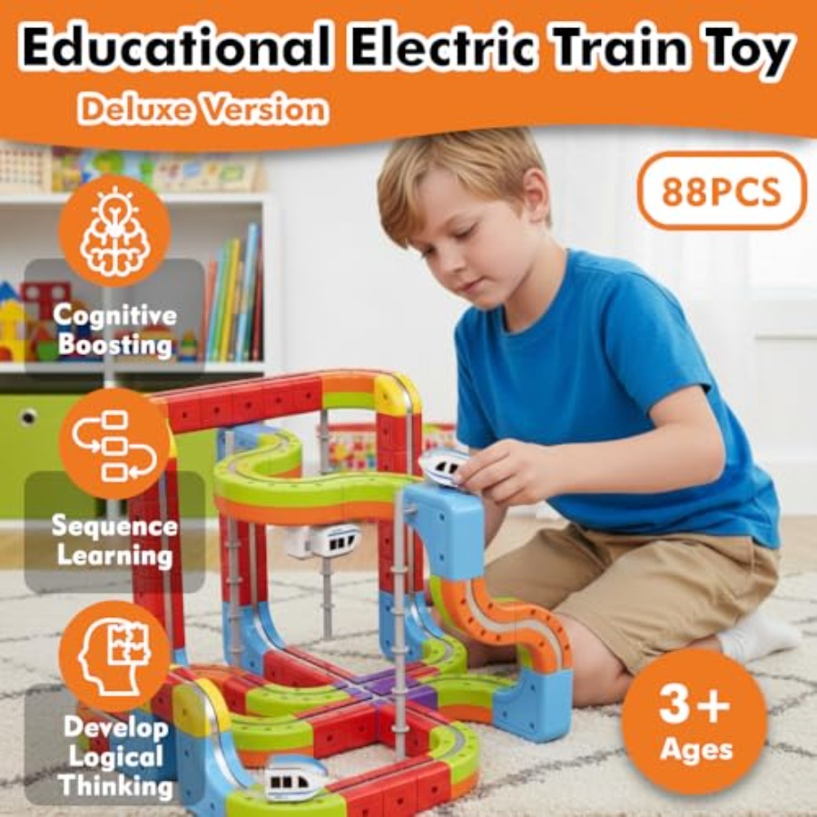 Electric Train Set for STEM Le - Toy Train Track Set recensione e prezzo